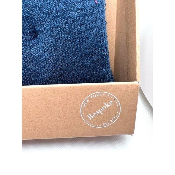 Bespoke Navy 2 Pack Set Beanie And Boot Socks NEW - Picture 4 of 4